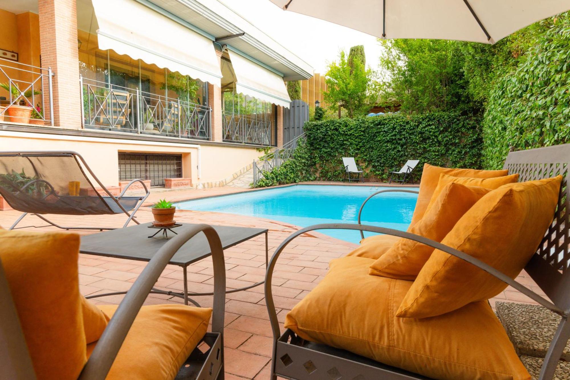 Villa Aureliana With Pool Near San Peter 罗马 外观 照片